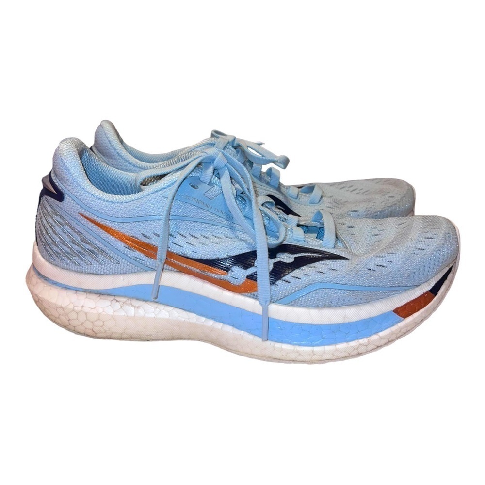 SAUCONY Womens Endorphin Speed Sky/Midnight Running Shoes S10597-35